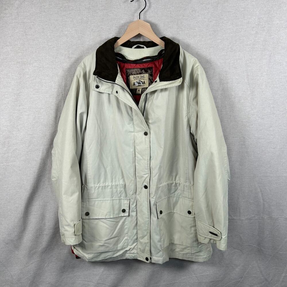 Vintage Pacific Trail Mens Chore Jacket Size XL‎ Zip Out Liner Barn Coat Field